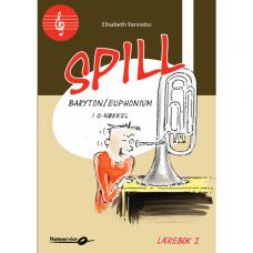 Spill Baryton T.C. (G-nøkkel) 2 - bok - Elisabeth Vannebo 